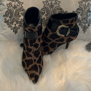 💕 LINEA PAOLO💕Beige-Brown Pony Bootie 8